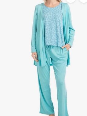 Muk Luks Aqua 3-Piece Lounge & Sleep Set